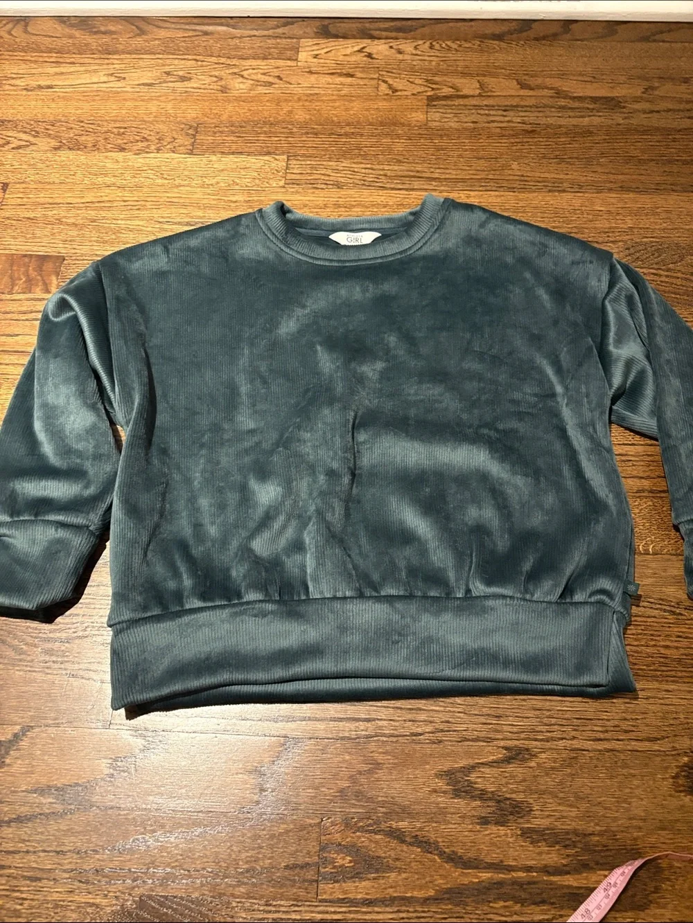 NWOT Athleta girl cozy rib crewneck in pine